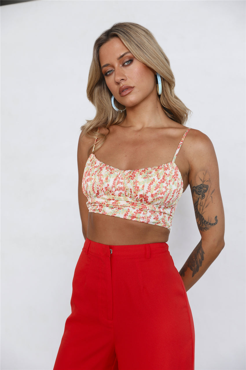 Under The Palm Trees Top Multi