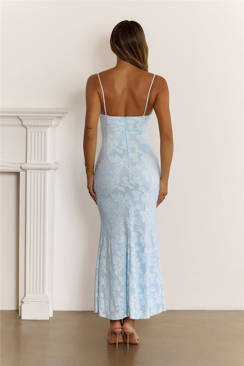 Whispering Love Maxi Dress Blue