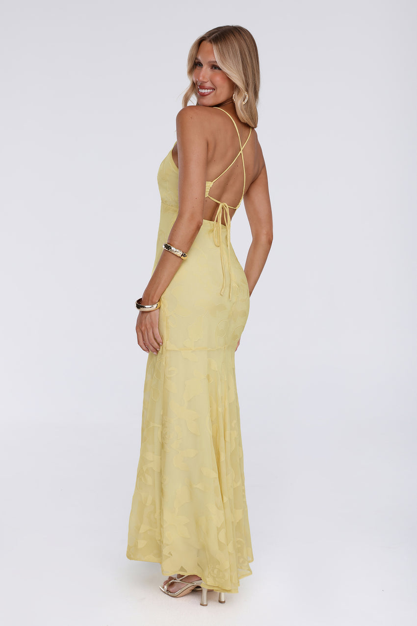 Soft Life Club Maxi Dress Yellow