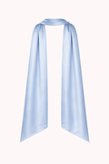 Satin Neck Scarf Light Blue