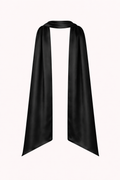Satin Neck Scarf Black