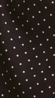 Hanae Mini Dress - Brown Polka