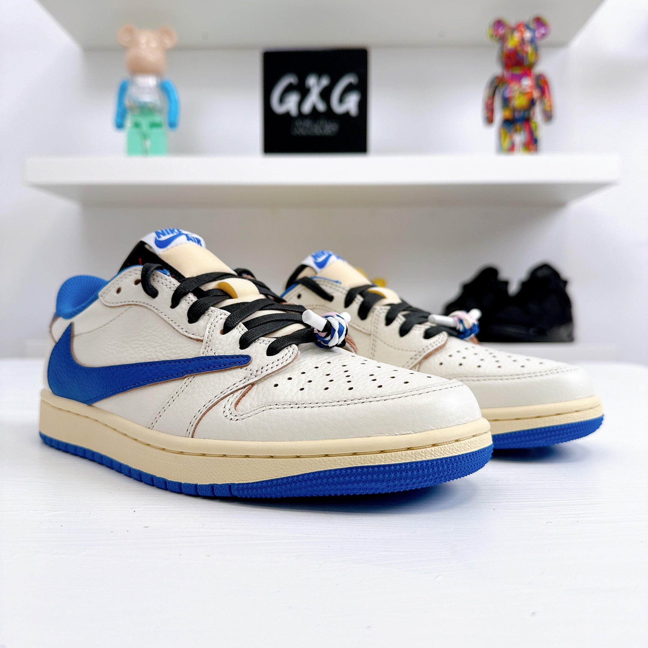 AJ1 Low Travis Scott Fragmen tSail Military Blue