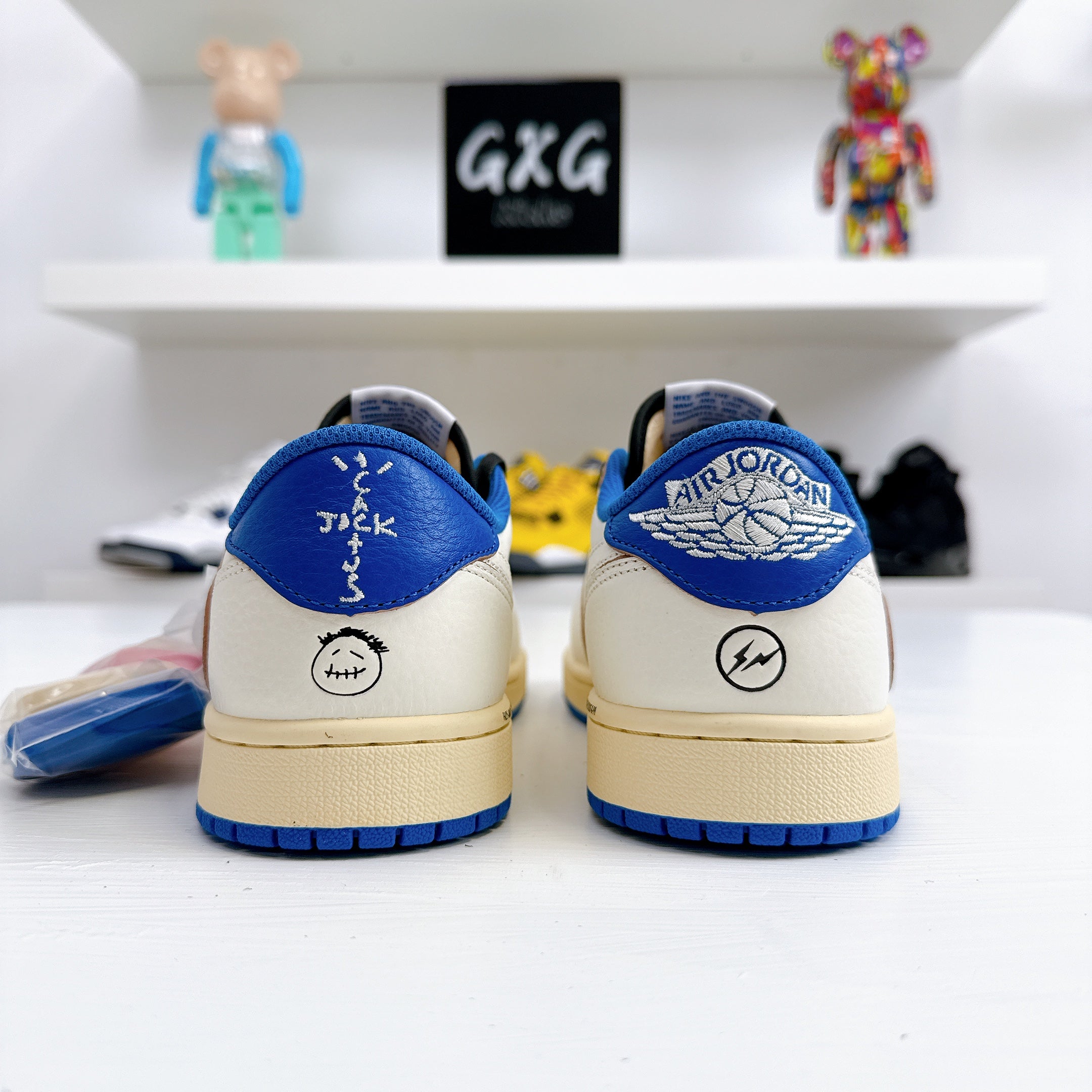 AJ1 Low Travis Scott Fragmen tSail Military Blue