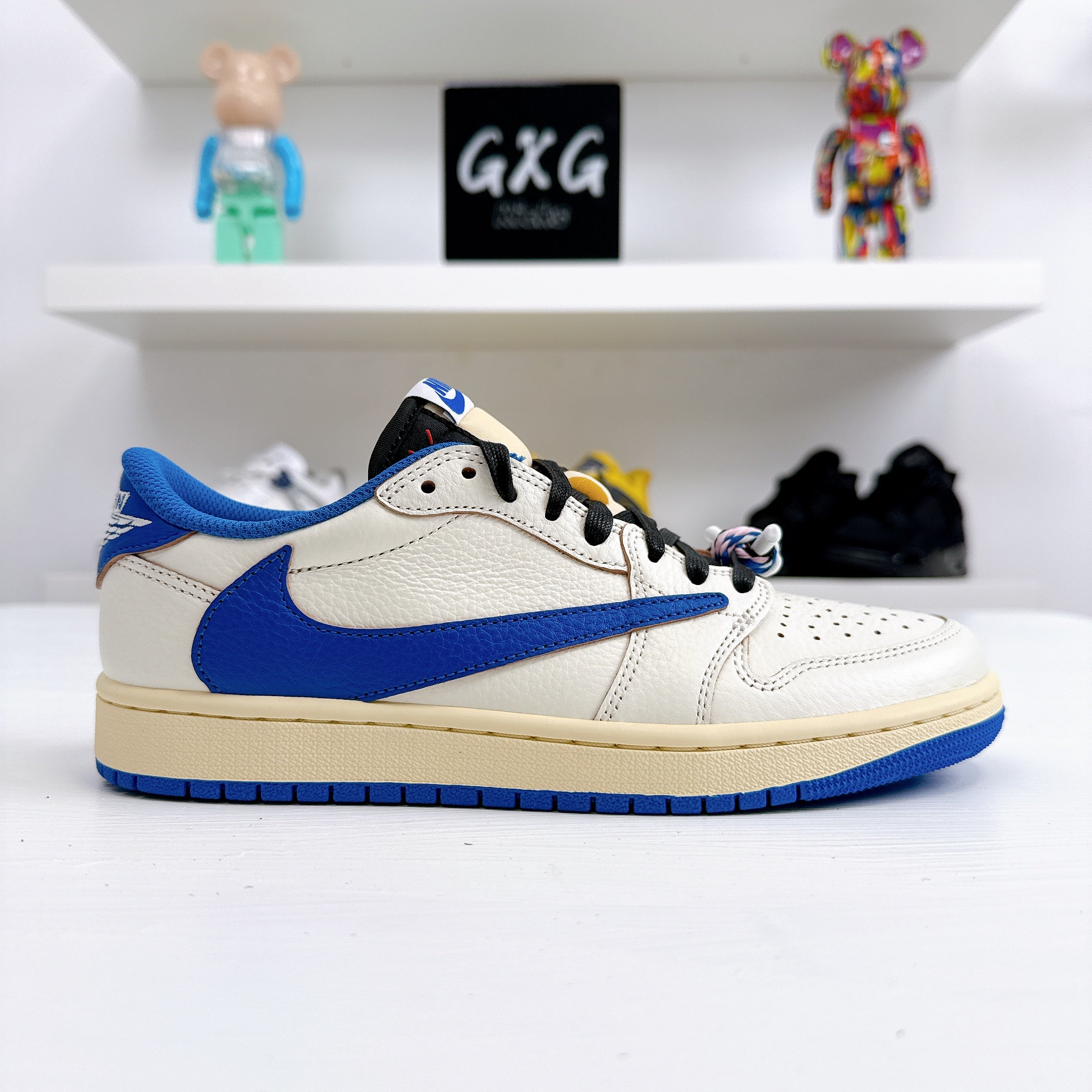 AJ1 Low Travis Scott Fragmen tSail Military Blue