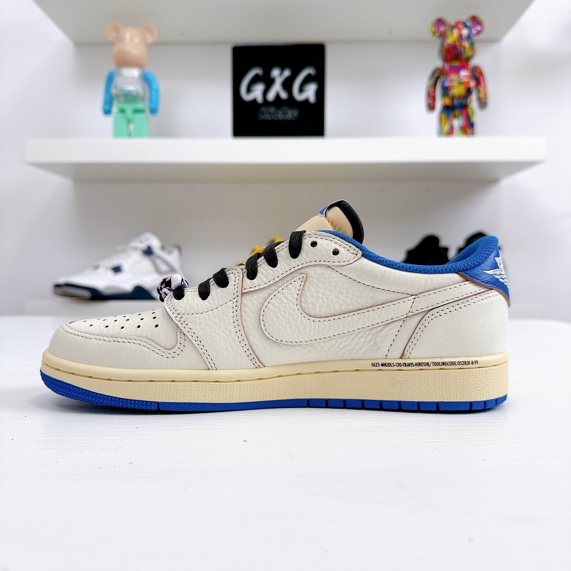 AJ1 Low Travis Scott Fragmen tSail Military Blue