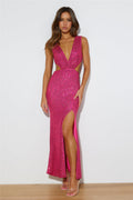 Love Me Sequin Maxi Dress Pink