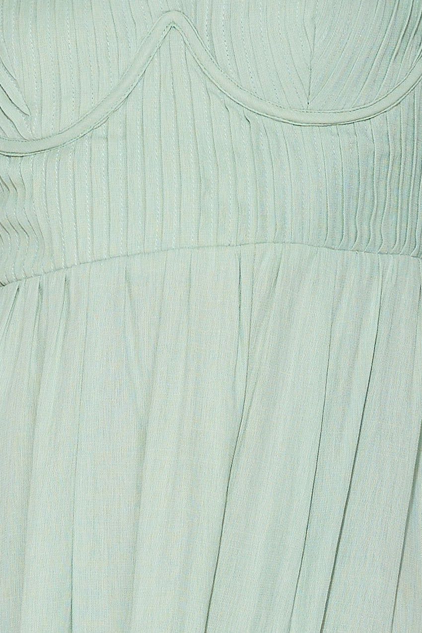 Want To Dance Midi Dress Sage