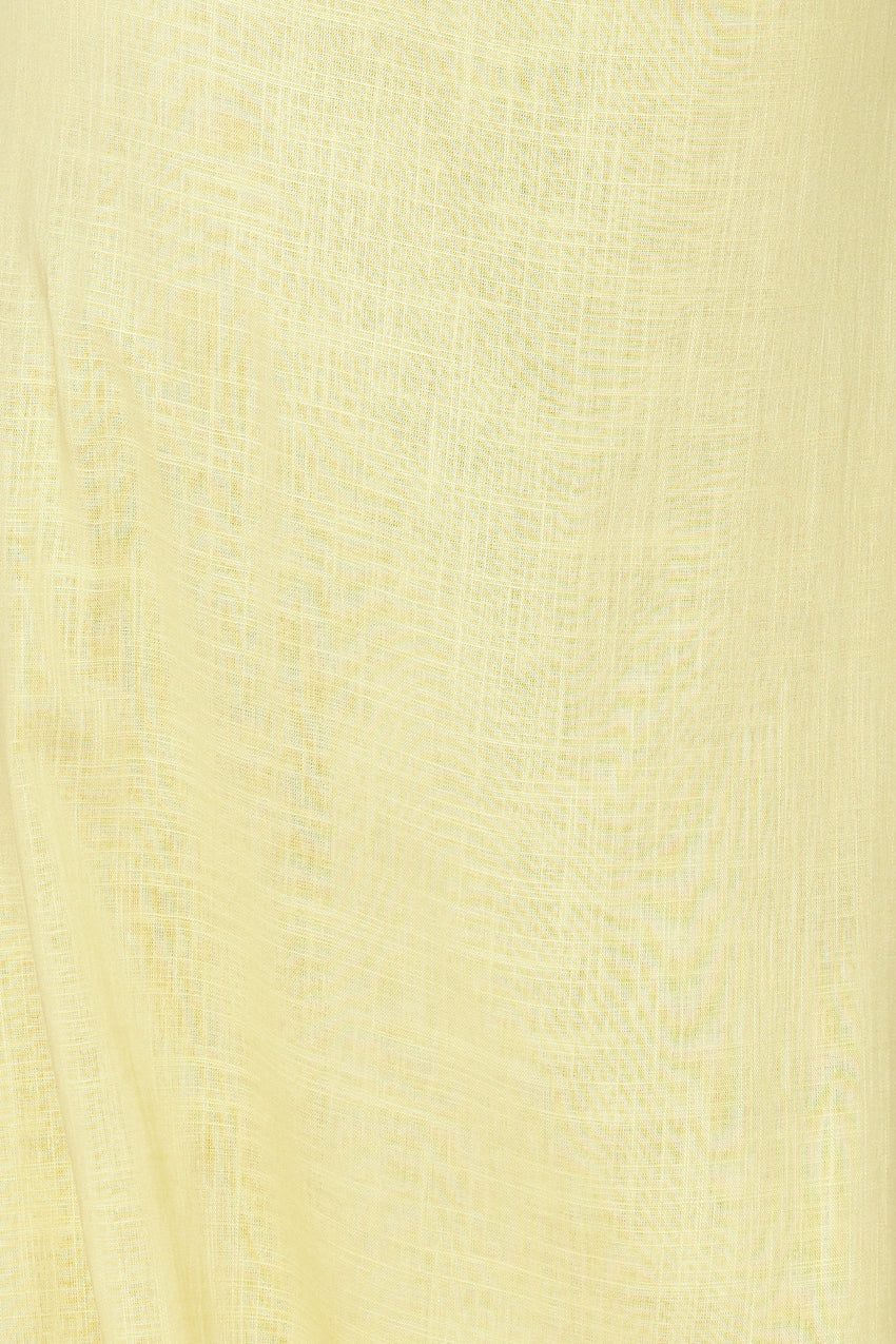 What's Your Name One Shoulder Maxi Dress Yellow