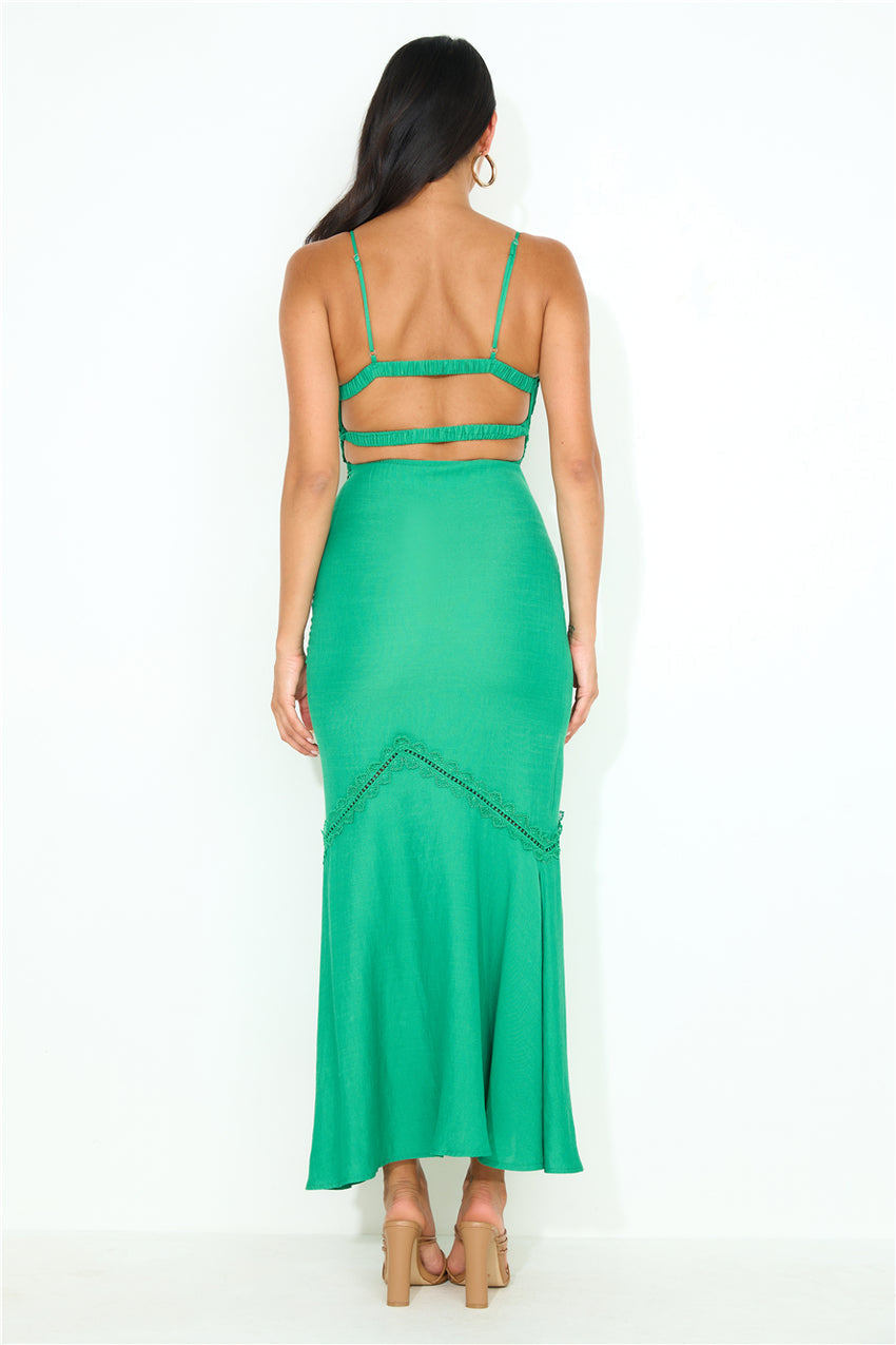 Your Inspiration Maxi Dress Green