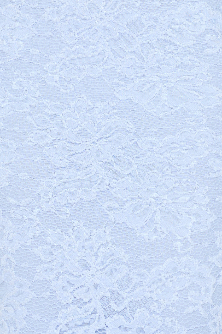 Soft Sweet Lace Maxi Dress Blue