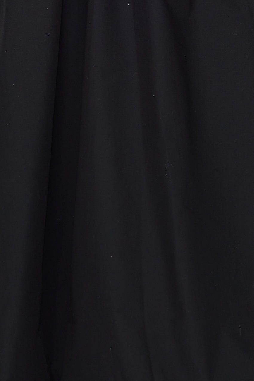 Rising Stars Halter Bubble Midi Dress Black