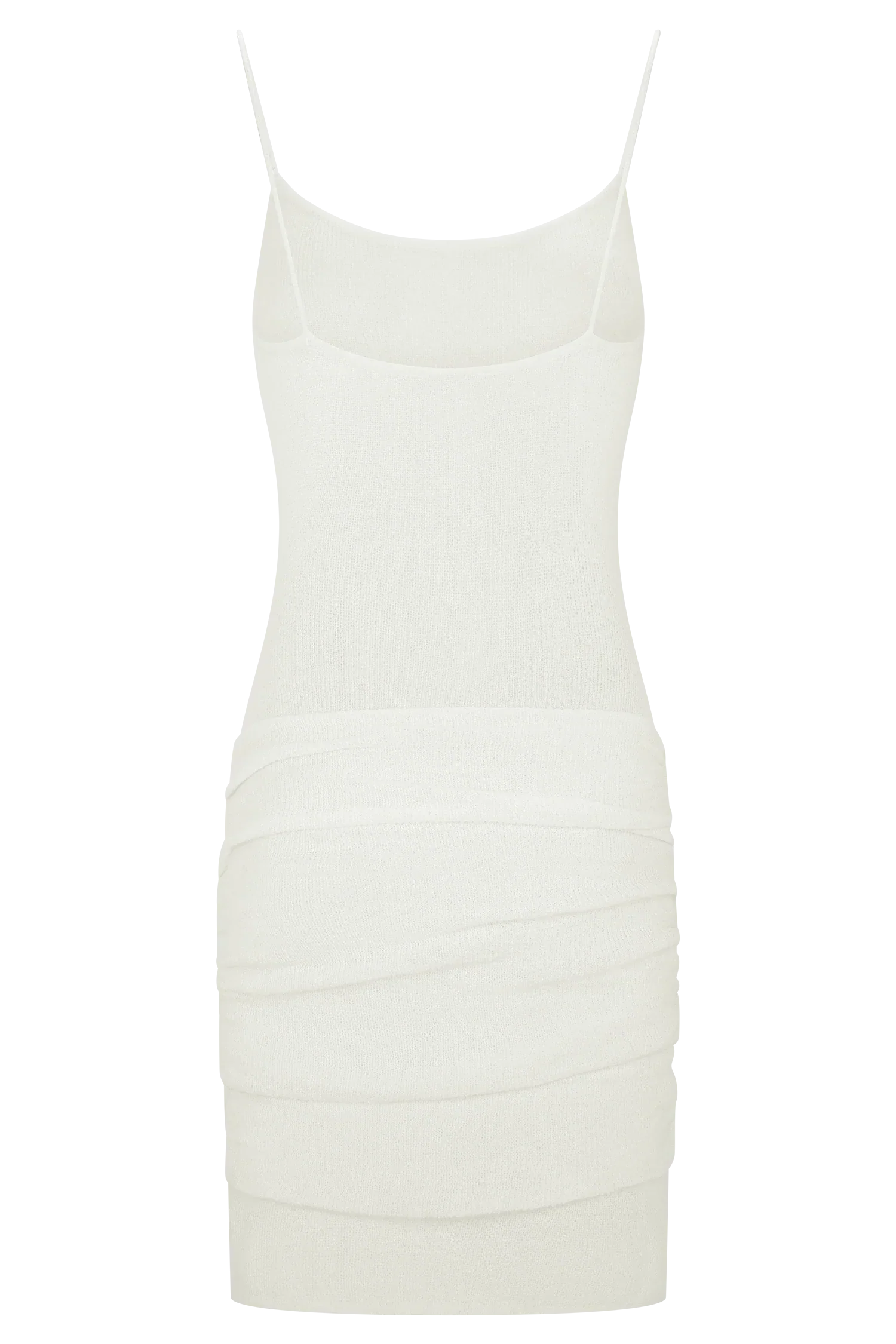 Laurie Twist Knit Mini Dress - Ivory