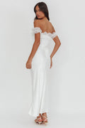 Summerfield Off-Shoulder Maxi Dress White