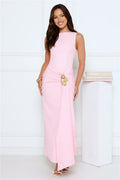 Dusk Opulence Maxi Dress Pink