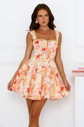 Sunflare Mini Dress Orange
