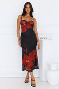 Stylish Shores Mesh Maxi Dress Black