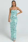 Sea Glass Sequin Maxi Dress