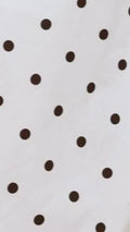 Gena Maxi Dress - White Polka