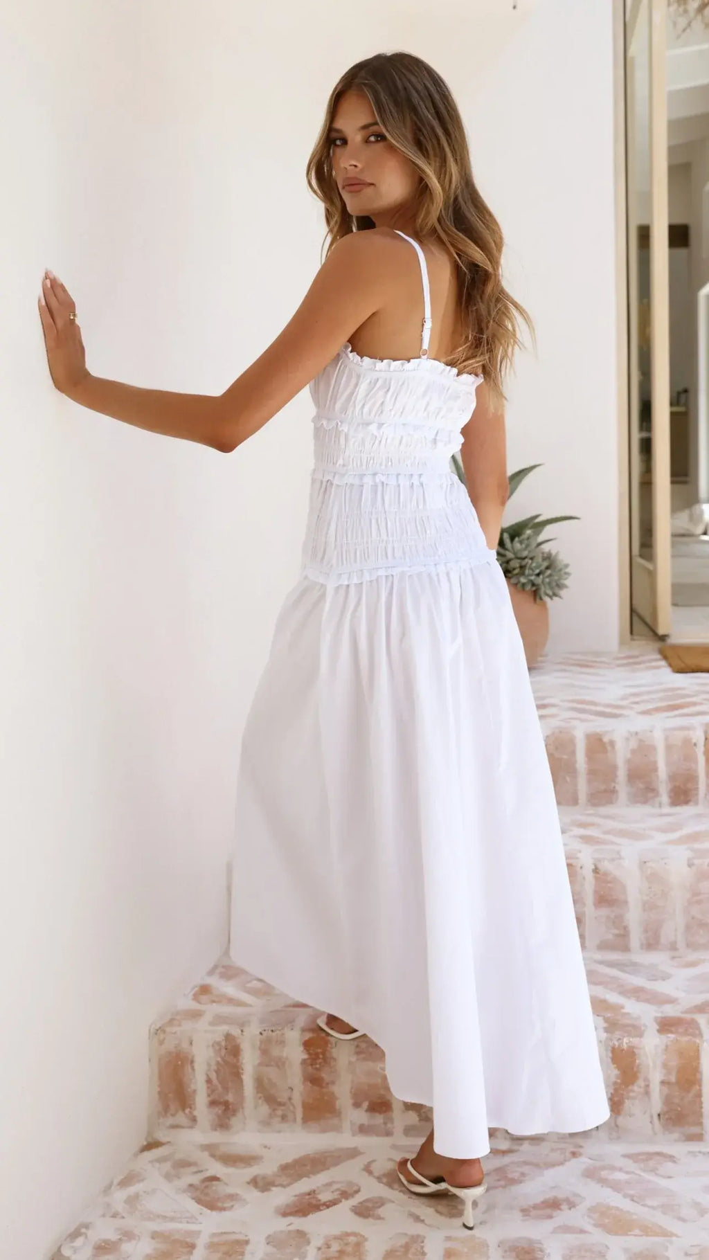 Vida Maxi Dress - White