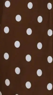 Balina Maxi Dress - Chocolate Polka