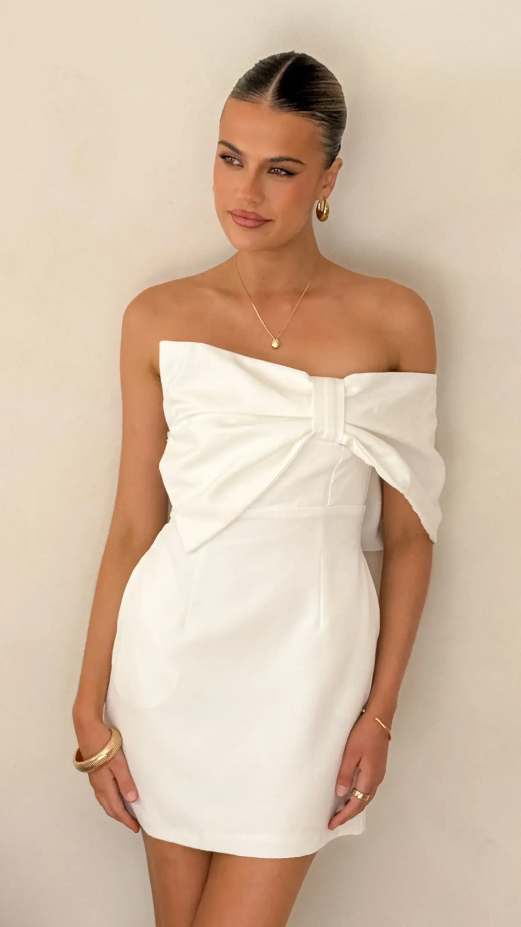Briella Mini Dress - White