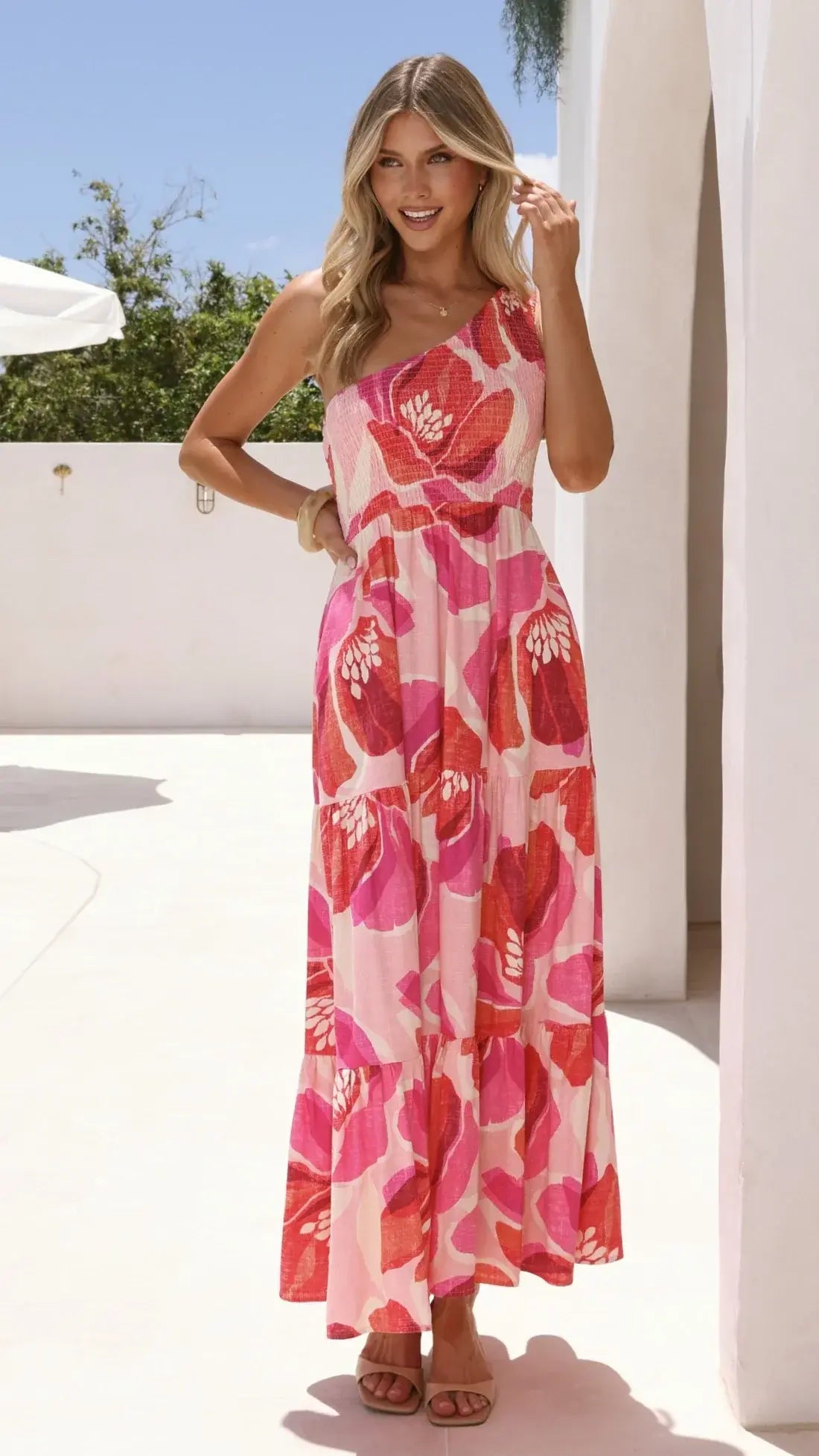 Jaci Midi Dress - Rosalie Print