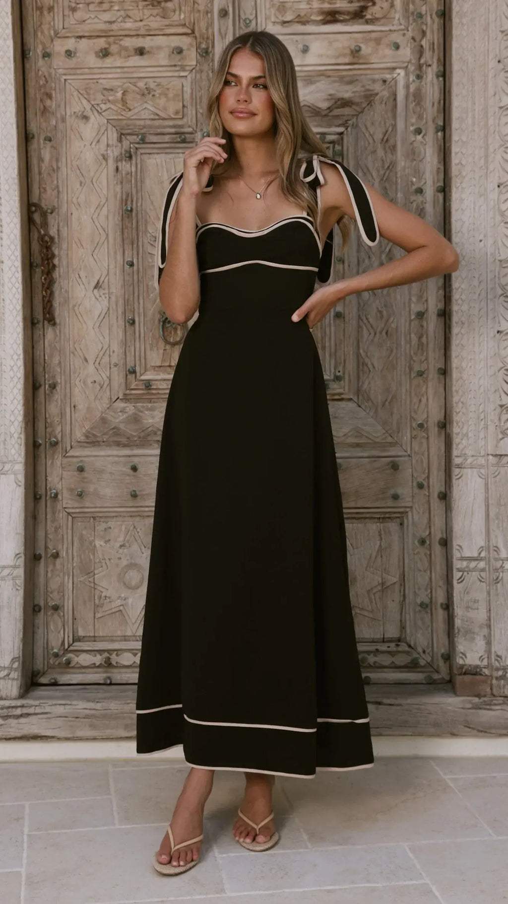 Beverly Maxi Dress - Black