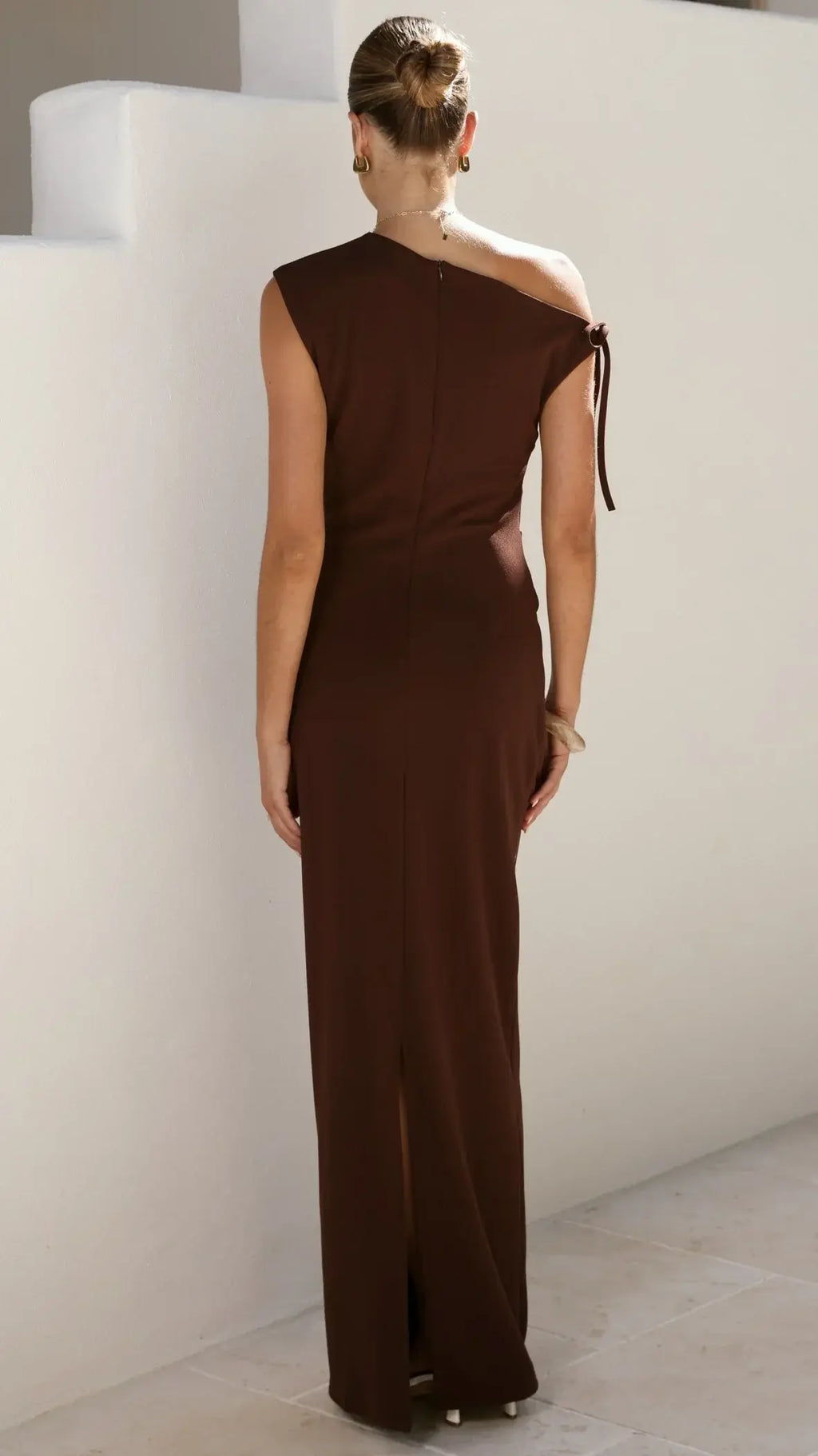 Lealah Maxi Dress - Chocolate