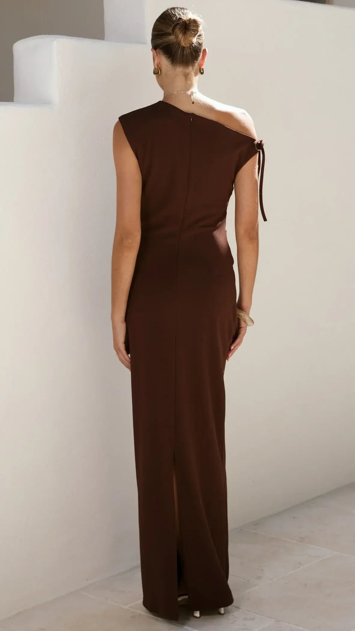Lealah Maxi Dress - Chocolate