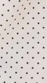 Hanae Mini Dress - White/Black Polka