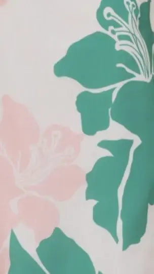 Xandria Mini Dress - Pink/Green Print