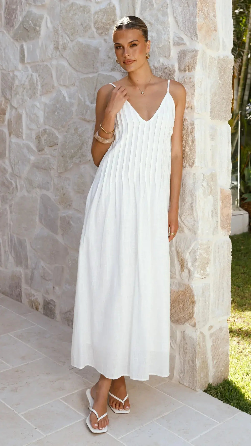 Aspen Maxi Dress - White