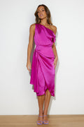 Hush Hush Midi Dress Purple