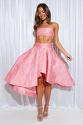 Your Star Sign Midi Skirt Pink