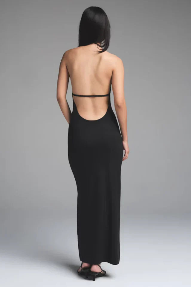 Skims Halter Long Dress