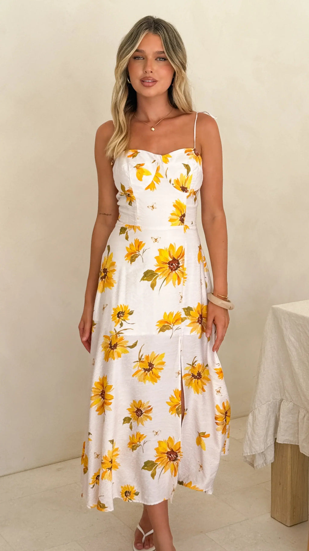 Samantha Maxi Dress - Sunflower Print