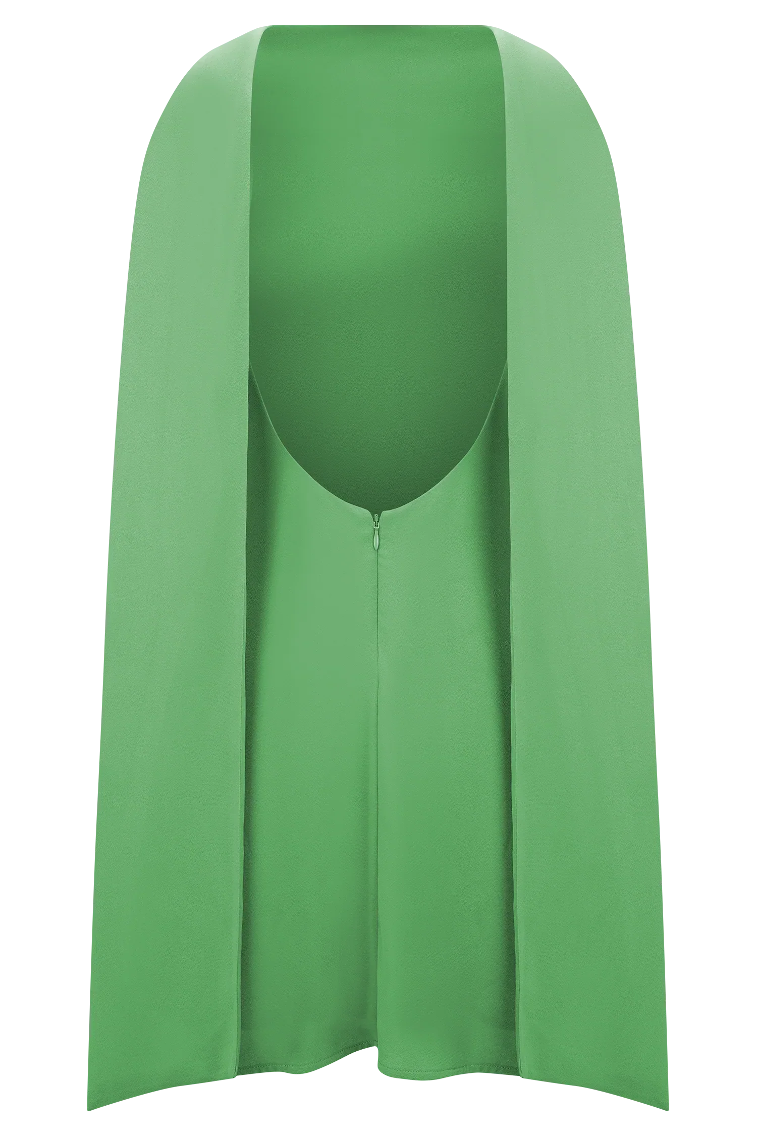 Wynter Scarf Draped Mini Dress - Green