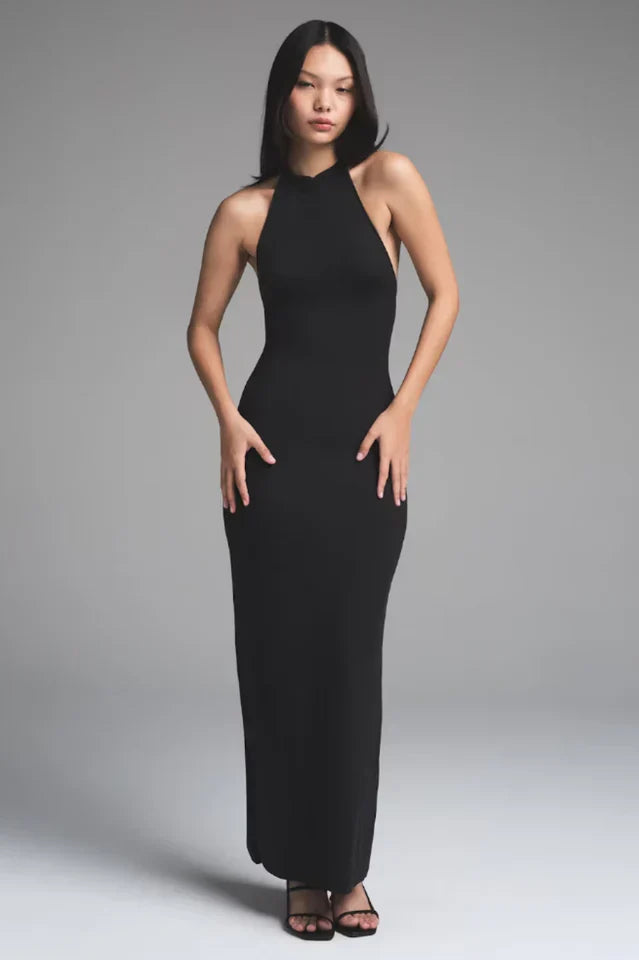 Skims Halter Long Dress