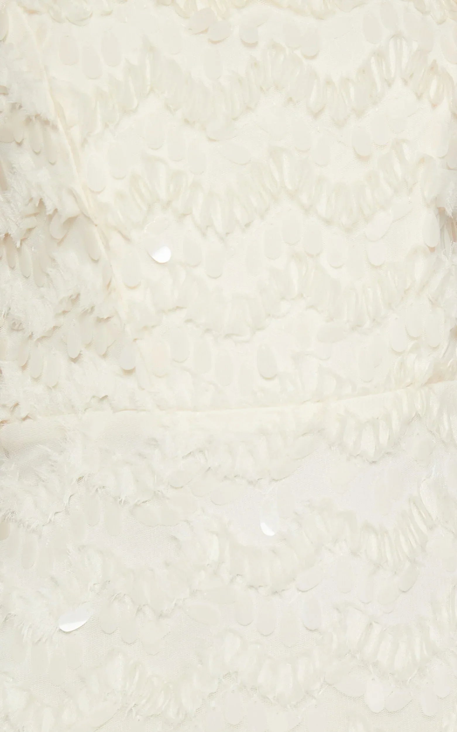 Nola Mini Dress - Strapless Sequin Dress In Cream