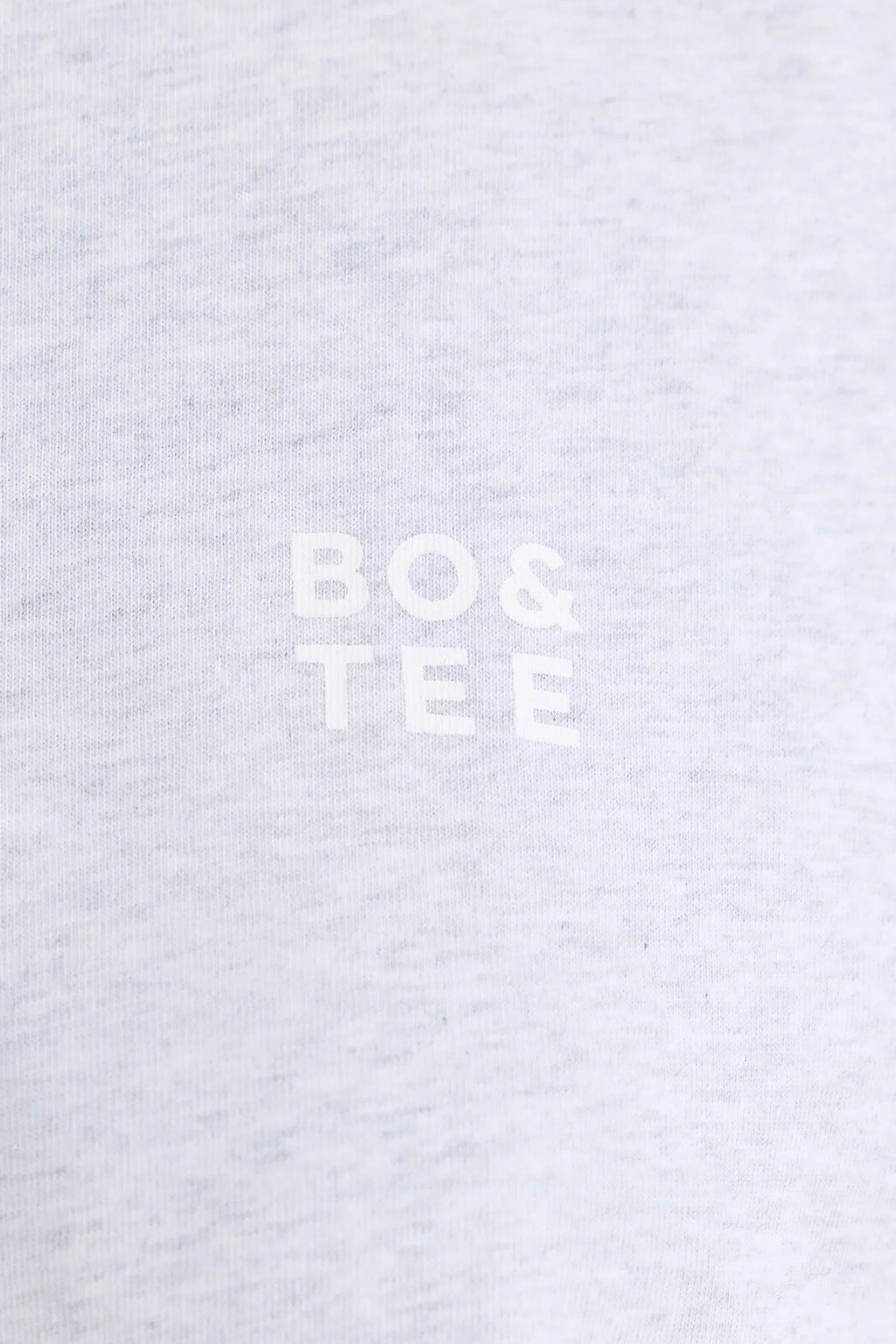 Soft Cotton Jersey Oversized T-Shirt In Grey Marl