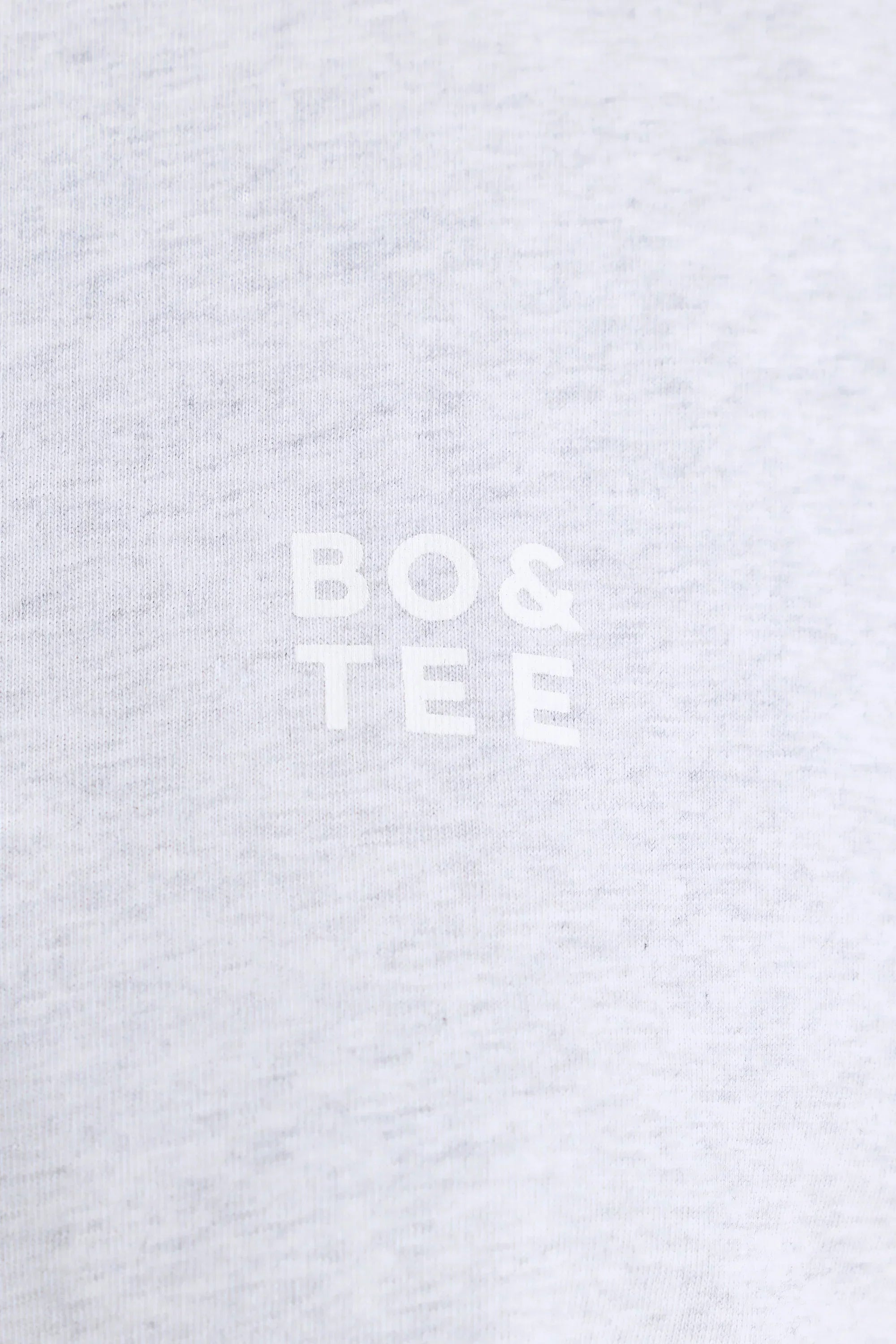 Soft Cotton Jersey Oversized T-Shirt In Grey Marl