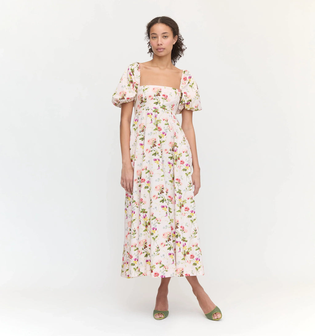 Couturebud The Matilda Dress - Pink Bluebonnet