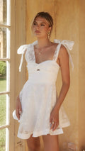 Karis Mini Dress - White