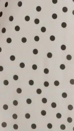 Cassara Maxi Dress - White / Black Polka Dot