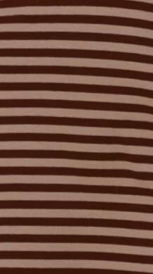 Jenna Halter Knit Mini Dress - Chocolate/Nude Stripe