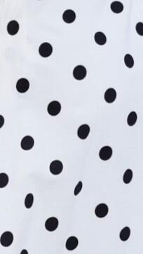 Milani Maxi Dress - White Polka