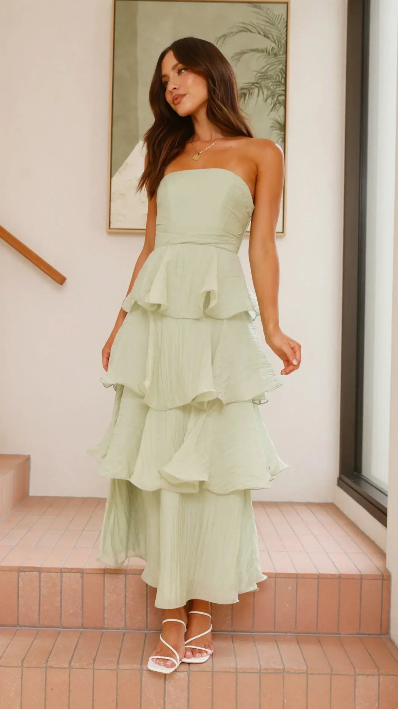 Lanica Maxi Dress - Sage