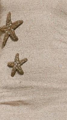 Esmi Starfish Mini Dress - Beige