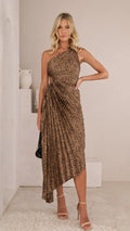 Raven Asymmetric Dress